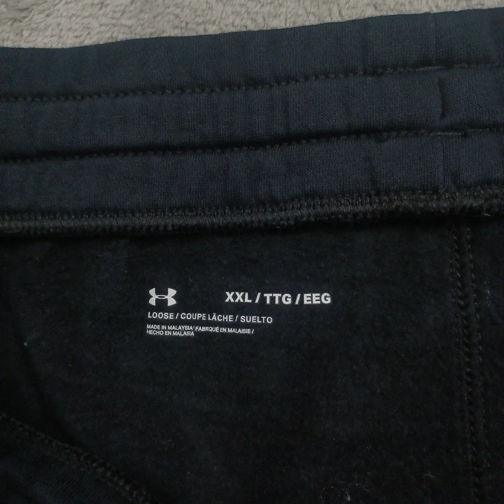 Under Armour Joggers Mens XXL‎ Black Fleece Drawstring Casual Gym Training